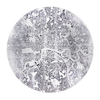 Mappa Mundi London (White On Silver)