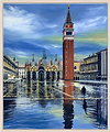 Reflections Over The Piazza