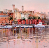 Sunset Ripples , Genoa