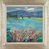 Cottage through spring grasses