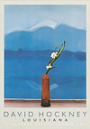 Mount Fuji and Flowers Poster