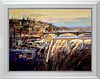 Old Town at Sundown (Framed)