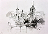 Elizabeth Tower ,London III (sketch)
