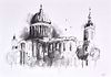 St Paul's Cathedral , London III (sketch)