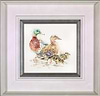 Paddling- Family of Mallards (Framed)
