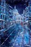 Late Ride in the Rain, London