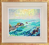 Cadgwith Cove Sea Scape (Framed)