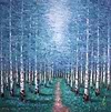 Cool Blue Forest