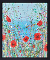 Sea View Poppies (Framed)
