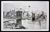 Brooklyn Bridge (Study) (Framed)