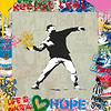 Banksy Flower Thrower