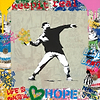 Banksy Flower Thrower