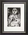 Portrait de Jacqueline au Fauteuil, 1966 (Framed)