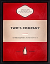 Two's Company (Red) (Framed)