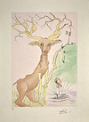 Le Cerf se Voyant dans L'eau