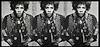 Hendrix Wild Thing Triptych, 2023 Wild White