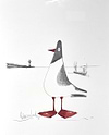 Seagull and Lighthouse (sketch)