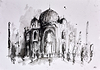 Taj Mahal II (sketch)