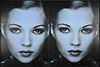 Kate Moss Supreme Diptych, 2023 Foxy Blue