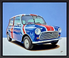 1965 Union Jack Austin Mini (Framed)