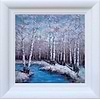 A Calm Forest Stream IV (Framed)