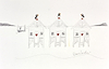 Birds on the Beach Huts (sketch)
