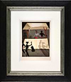 Outside the Arena, the Fruit Vendor, 1970 (Framed)