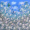 Kingfisher and Florals VI