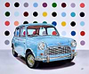 1964 Mini with Damien Hirst Background