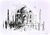 Taj Mahal - India (sketch)
