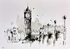 Elizabeth Tower , London (sketch)