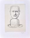 Homme au Chapeau Melon, from Le Lien de Paille