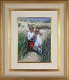 Playing in the Dunes (Framed)