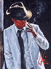 Marcus with Hat and Cigarette II