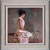 Kneeling White Dress