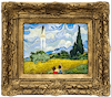 Wheat Field With Sky Rockets