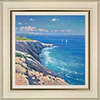 Ibiza Sea and Rocks (Framed)