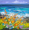 Montbretia in the Breeze by the Sea