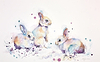 Spring Babies- 3 Rabbits