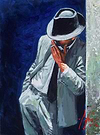 Smoking Man in white suit