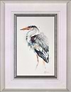 Statuesque Grey Heron (Framed)