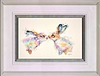 Tangled Whiskers- Kissing Hares (Framed)