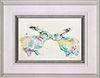 Colourful Lovers- Hares (Framed)