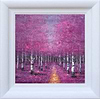 Purple World III (Framed)