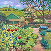 Blue Barrow in the Garden