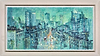 Downpouring in Downtown (Framed)