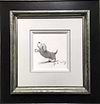 Friends in Need , Dog II (Sketch) (Framed)