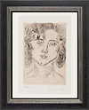 Mlle M.M. from Cinquante Dessins, 1920 (Framed)