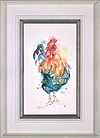 No Spring Chicken - Cockerel (Framed)