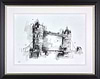 Tower Bridge (Sketch) (Framed)